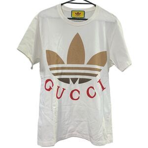 2997 Gucci×adidas Cotton Jersey 548334 Xje7a XS Size Used Excellent Condition